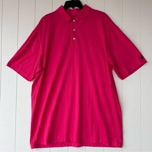 Nike Tiger Woods Men’s Polo Shirt Hot Pink Size‎ XL